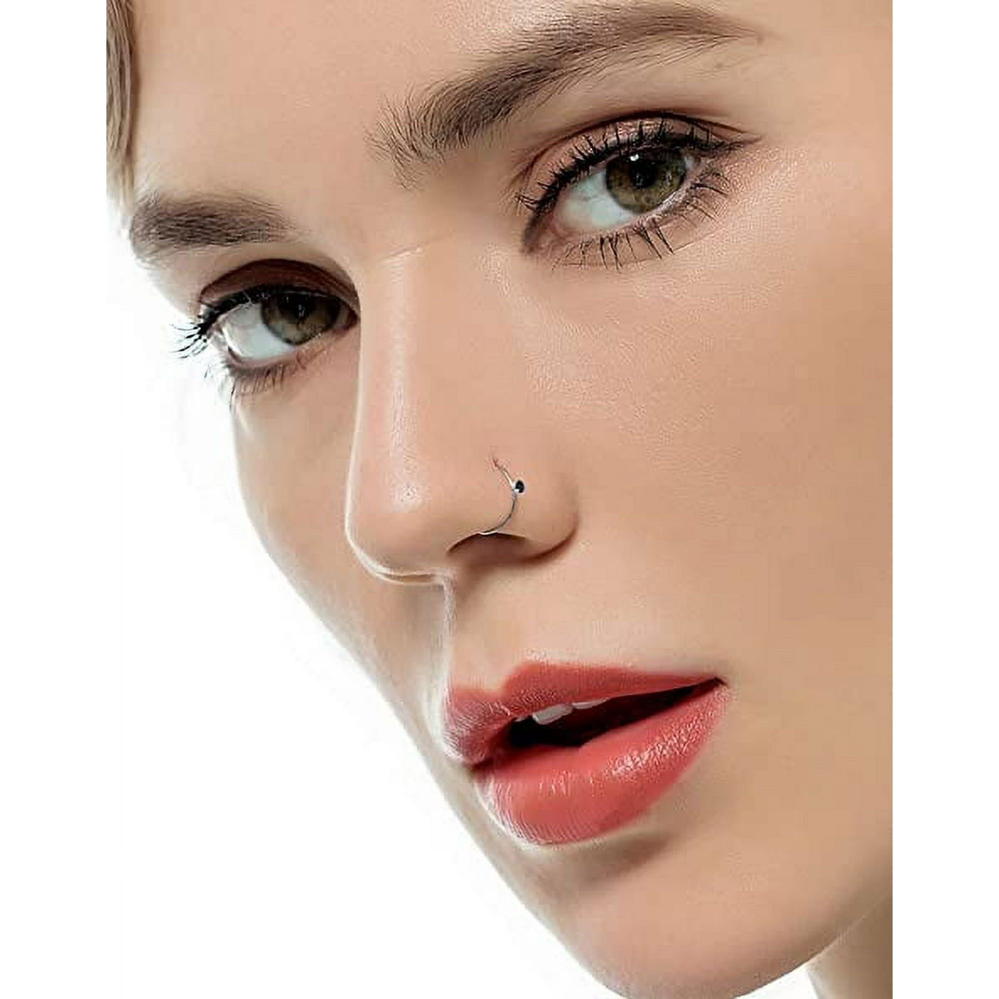 Cubic zirconia nose ring best sale