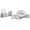 Silver Oak/Ivory - 5-Piece, variant on Evangeline 4-piece Queen Bedroom Set Silver Oak