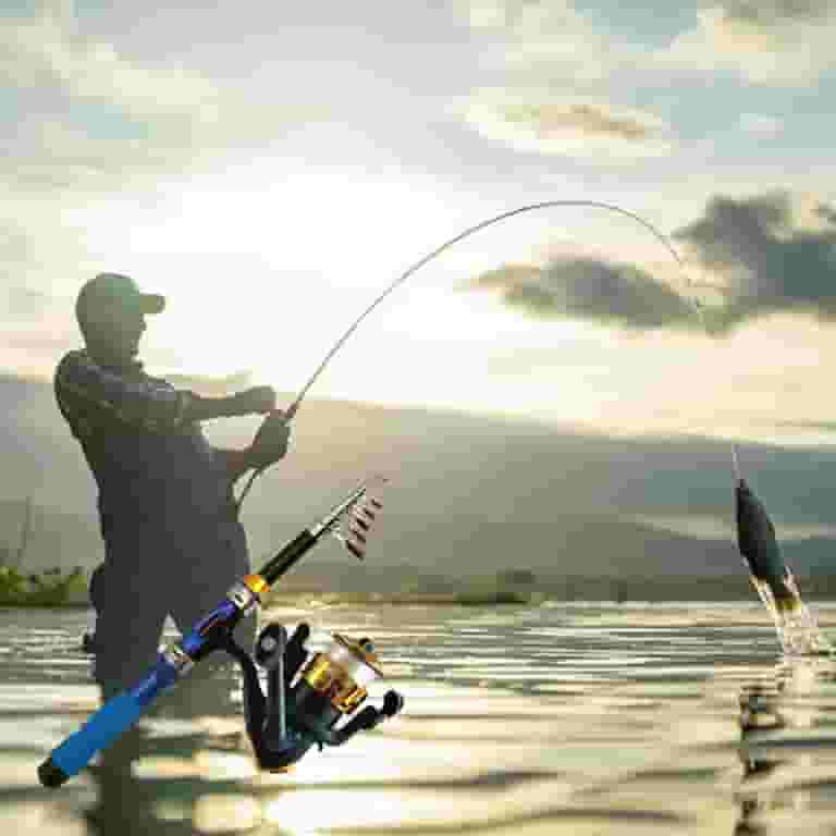 Deals of The Day Clearance! Fishing Rod Set, Telescopic Mini Sea