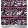 thumbnail image 1 of Soimoi Cotton Duck Fabric Animal Skin & Animals Group Printed Fabric 1 Yard 56 Inch Wide, 1 of 1