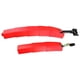 thumbnail image 3 of Juego de 2 guardabarros para bicicleta con accesorios ligeros y fáciles de usar. Rojo, 3 of 9