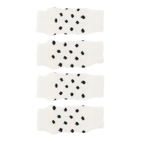 UPKOCH 4Pcs Puppy Leggings for Dogs Nonslip Cotton and Spandex White Cold Weather