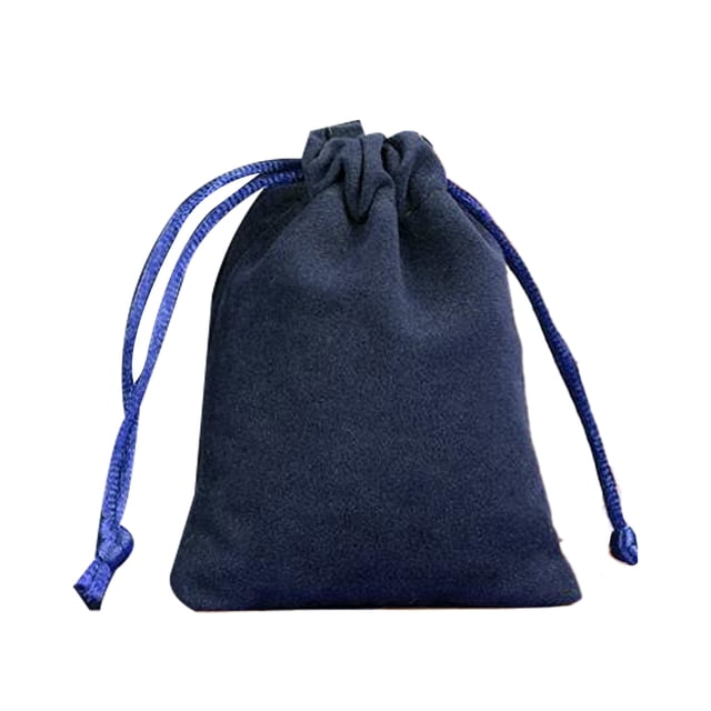 Minnieouse Estuche para joyería Bolsos pequeños con cordón Embalaje Exhibición Goodies Regalos Almacenamiento para teléfonos móviles Ropa, zapatos y accesorios Miscelánea Marina-20*25
