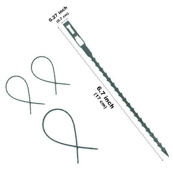 200Pcs Adjustable Garden Plant Twist Ties, DELESYS Reusable Plant Support Gardening Ties,for Plants Growth and Care, Office Home Cable Organization