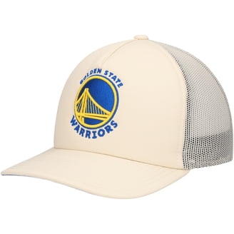 Mitchell & Ness Golden State Warriors Snapback Cap - Cropped XL Logo, Royal Blue, Men's