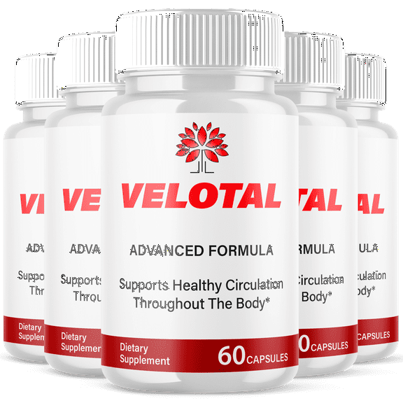 Velotal Advanced Formula Pills All Natural Vitamin Supplement 300 Capsules