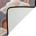 thumbnail image 5 of SKYSONIC 72x48in Watercolor Whales Cloud Area Rug, Fantastic Wonderland Non-Slip Floor Carpet for Indoor Living Dining Room and Bedroom Area, 5 of 7