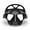 Black, variant on C4 Falcon Mask - Silver