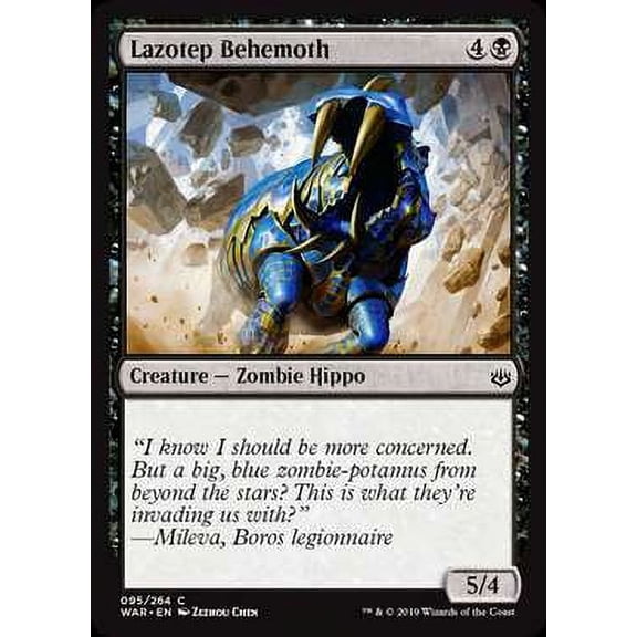 MtG War of the Spark Common Lazotep Behemoth (Foil) #95
