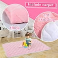 thumbnail image 3 of Wilwolfer Pink Kids Play Tent for Toddlers and Girls Indoor and Outdoor Fun House, 3 of 7
