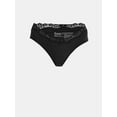 thumbnail image 2 of No Boundaries Body Base Hipster Panties with Lace, Women's, 2 of 3