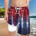 thumbnail image 2 of Gubotare Independence Day Swim Trunk Boy Boys Swim Trunks Boys Quick Dry Shorts Summer Beach Shorts (Blue,Size 8-9 Years), 2 of 4