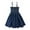 70A97, variant on Girl's Dresses Sleeveless Floral Applique Denim Pinafore Dress Streetwear Fashionable Sundress Outdoor Activities Soft Breathable