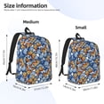 thumbnail image 2 of Disketp Colorful Butterfly1 Mochila de Lona Estampada, Mochila Escolar de Viaje Ligera para Estudiantes y Portátil-Medium, 2 of 5