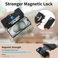 thumbnail image 4 of Allytechgroup iPhone 14 Case Wallet, 2-in-1 Detachable Magnetic Back Cover Compatible with MagSafe Secure and Stylish Protection RFID Blocking Phone Case for Apple iPhone 14, Black, 4 of 9