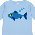thumbnail image 4 of Inktastic Fishing Blue Fish Boys or Girls Long Sleeve Toddler T-Shirt, 4 of 5