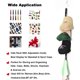 thumbnail image 2 of Hanging Storage Chain with Clips, Hanging Organizer with 10/20 Clips, Closet Baseball Cap Organiser Beanie Hat Holder, 2 of 5