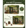 thumbnail image 4 of Kit de libros para hacer tú mismo con forma de casa de muñecas en miniatura, cutefun Blossom Florists, 4 of 9