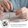 thumbnail image 3 of Miangastore 90pcs Diy Jewelry Making Beads Spacer Beads Loose Beads Inlaid with Rhinestone, 3 of 9