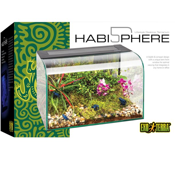 Exo Terra Habisphere Lifestyle Desktop Terrarium Walmart Com Walmart Com