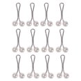thumbnail image 5 of rygai 12Pcs Silk Scarf Clips U-shaped Pinless Faux Pearls Accessories Fixing Scarf Buckles for Daily Wear, 5 of 8