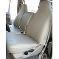 thumbnail image 2 of F238 1999-2007 F250-F550 Front 40/20/40 Split Seat With Pointed Molded Headrests and Opening Console in Taupe Velour, 2 of 3