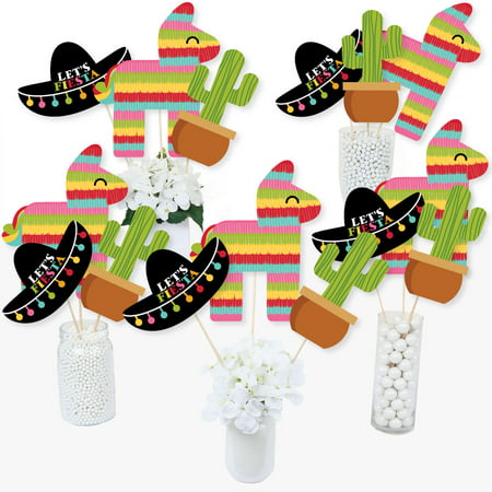 Let s Fiesta  Mexican Fiesta  Party  Centerpiece Sticks 