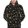 thumbnail image 4 of Hoodies for Men - Gold Dog Paw Long Sleeve Comfrt Men'S Fashion Hoodies & Sweatshirts, Sweatshirts for Men Hoodies Pullover Clothing Clothes with Pouch, 4 of 7
