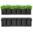 thumbnail image 4 of Wall Hanging Planting Bag Balcony Greenerys Grids Planting Bag, 4 of 9