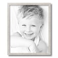 thumbnail image 2 of ArtToFrames 14x17" Bright Silver Picture Frame, Silver Wood Poster Frame, with Regular Glass and 2 (FBPL-4752), 2 of 7