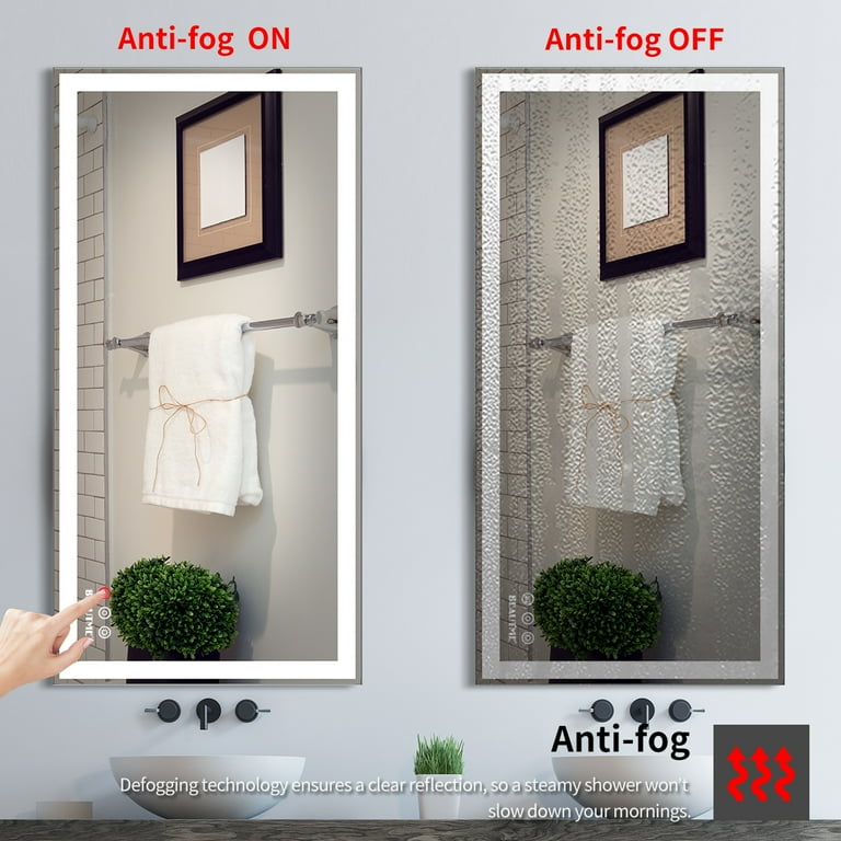 Large clearance led mirrors