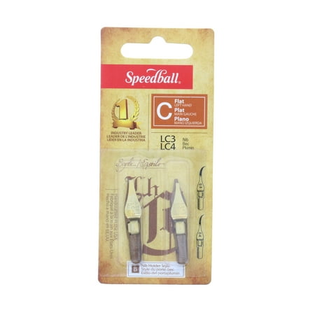 Speedball Lettering Nibs, Left-Handed, LC3/LC4