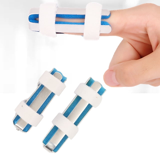 Finger Support, Breathable Lightweight Finger Brace Joint Fixation 2Pcs for Home for Adults