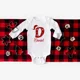 thumbnail image 5 of Body de bebé personalizado con inicial y nombre, ropa para fiesta de Navidad, ropa para recién nacidos, ropa para niños pequeños, regalos, 5 of 5