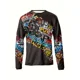 thumbnail image 2 of Maillot de ciclismo de manga larga para hombre, para deportes de montaña, ciclismo, carreras, todoterreno, MOTO, 2 of 5
