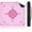 Pink, variant on XAOUS Shipped Rolled Mahjong Mat with Rule Without Creases, 32.5" x 32.5"