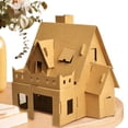thumbnail image 4 of BJBSJSZ Dollhouse DIY Miniature Paper Kit,Mini Handmade Doll House, Creative Woodcrafts Toys for Adult Friend Lover Birthday Gift, 4 of 7