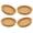 4, variant on Lynono Co.,Ltd Stackable Cork Coasters Set Round Cup Mats with Raised Lip for Coffee Mugs, Beer Bottles, Water Glasses, Dining Table