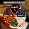thumbnail image 4 of Separate bottling,Display Stand Wood Display Container - Container Cellar Stand And Funnel Included Ideal Bean Container 12 Tubes And Funnel With Wood Coffee Beans Container Ideal Coffee Lovers, 4 of 6