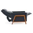 thumbnail image 2 of Pemberly Row Top Grain Leather Push Back Recliner - Midnight Blue, 2 of 13