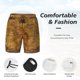 thumbnail image 3 of Balery Vintage Map Bañador para hombre, shorts de playa de secado rápido con entrepierna y forro de compresión-Medium, 3 of 6