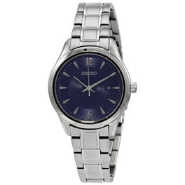 Seiko Core Quartz Crystal Silver Dial Ladies Watch SUR385P2