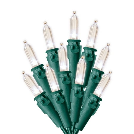 - Celebrations Mini Light Set 100 Light Warm White Led 28.8' Green Cord