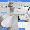 thumbnail image 5 of Tub Paint,Tub and Tile Refinishing Kit 33oz with Tools,Bathtub Paint White Water-based Low Odor,Easy to Use for Sink Kitchen Bathroom,Semi-Gloss,50-55sq.ft, 5 of 8