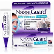 NasalGuard for Air Travelers | Cabin Air Protection Gel | Helps Block Dust, Mold & Airborne Contaminants | Drug-Free, Applied Around Nose | TSA Friendly | 150+ Uses (Unscented, 3g)