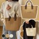 thumbnail image 5 of Bolso grande de lona para mujer: elegante, informal y versátil, perfecto para mamás, oficinistas y estudiantes., 5 of 5