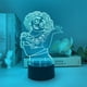 thumbnail image 4 of Luz nocturna 3D Encanto Isabella Madrigal Cartoon Anime USB C, 4 of 4