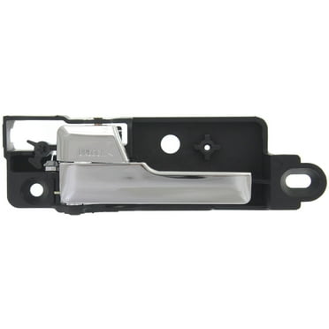 Interior Door Handle Compatible with 2006-2012 Ford Fusion 2007-2012 Lincoln MKZ Rear, Left Driver Chrome