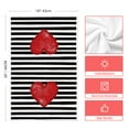 thumbnail image 6 of Sm:)e Valentine's Day Kitchen Dish Towels, 18x26 Inch, Set of 4, Love Hearts I Love U, 6 of 6