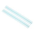 thumbnail image 3 of Ccdes PP Plastic Binding Spine, Transparent Light Blue, 10 Pack, 3 of 8